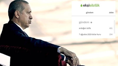 Ekşi Sözlük’te 1. gündem maddesi: Erdoğan İstifa