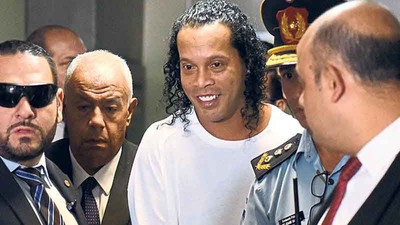 Sahte pasaportla tutuklanan Ronaldinho artık özgür