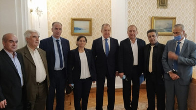 Demokratik Suriye Meclisi heyeti Moskova'da Lavrov'la görüştü