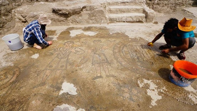 Mardin'de mozaikli kilise bulundu