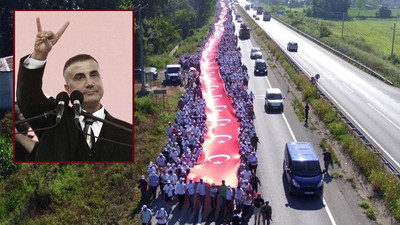 Adalet Yürüyüşü'ne Sedat Peker'li tehdit