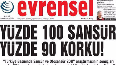 Evrensel gazetesi ve gençlik eki suç unsuru sayıldı