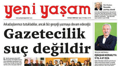 Yeni Yaşam gazetesinin internet sitesine erişim engellendi