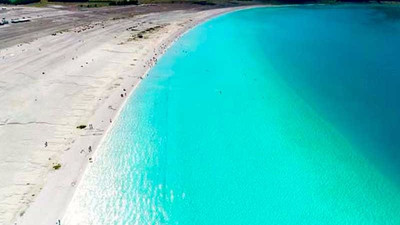 Salda Gölü'nün Beyaz Adalar bölgesinde göle ve plaja giriş yasaklandı