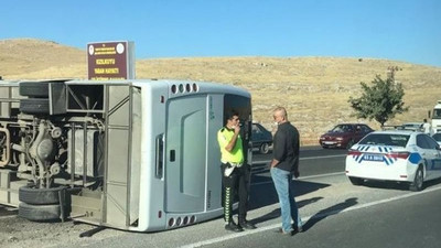 Urfa’da işçi servisleri kaza yaptı: 15 yaralı