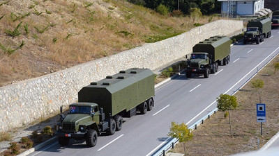 S-400'ler Sinop'a sevk edilirken görüntülendi