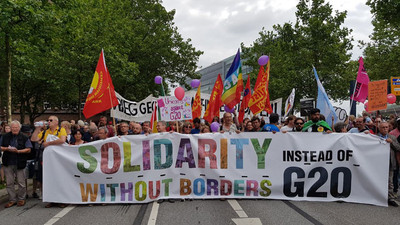 G20'ye karşı dev protesto