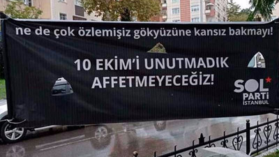 10 Ekim Ankara Katliamı pankartına soruşturma