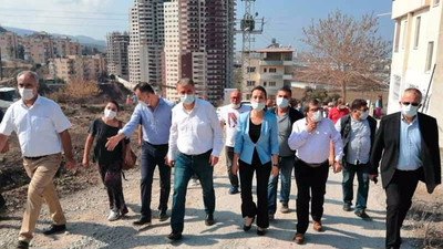 HDP heyeti Hatay'da: Bu yangınları çıkaranların peşini bırakmayacağız