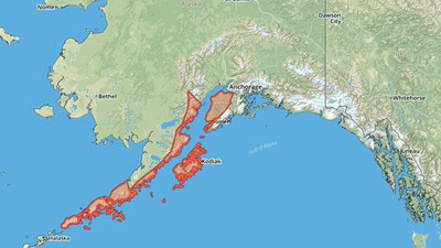 Alaska'da 7.5 büyüklüğünde deprem: Tsunami uyarısı verildi