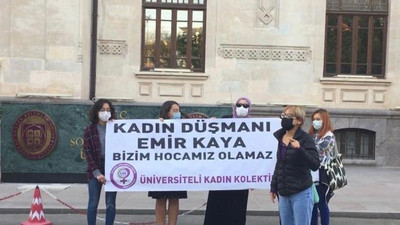 Kadınların, İstanbul Sözleşmesi'ni hedef alan akademisyeni protestosuna engelleme