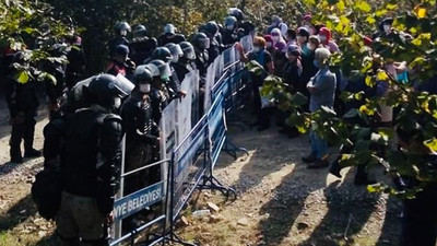 Ordu'da köylülere biber gazı ve gözaltı