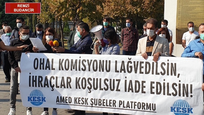 'OHAL komisyonu lağvedilsin, ihraçlar koşulsuz işe iade edilsin'