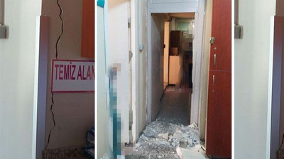 İzmir'de depremde hasar görmüş hastanede tedavi: Sağlık personelinin ve hastaların can güvenliği tehlikede