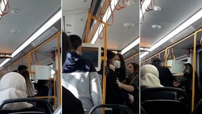 Metroda sarılan sevgililere 'kötü örnek oluyorsunuz' saldırısı