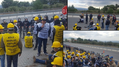 Madencilere jandarma engeli: Sendikacılar gözaltına alındı