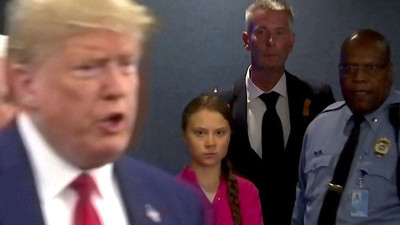 Genç aktivist Greta Thunberg, Trump'la alay etti