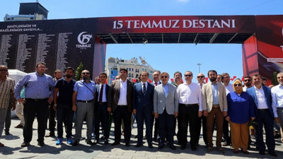 Taksim'de herşey yasak, 15 Temmuz serbest