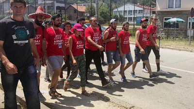 Haluk Levent Srebrenitsa için yürüdü