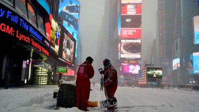 New York'ta kar fırtınası alarmı