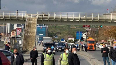 AKP'li Pendik Belediyesi, İBB ekiplerinin yolunu kesti