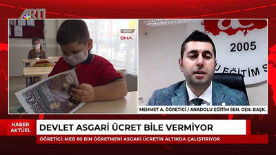 AES Başkanı Öğretici: MEB 80 bin öğretmeni asgari ücretin altında çalıştırıyor