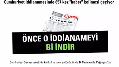 'Önce o iddianameyi bi indir!'