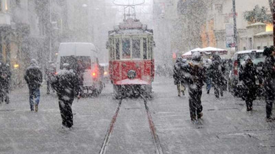 İstanbul'da kar yağışı beklentisi