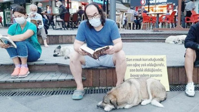 Kitap okuma eylemi 100'üncü gününde