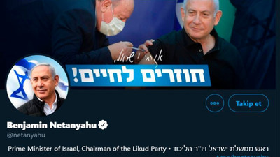 Netanyahu, Trump'la olan kapak fotoğrafını Twitter'dan kaldırdı