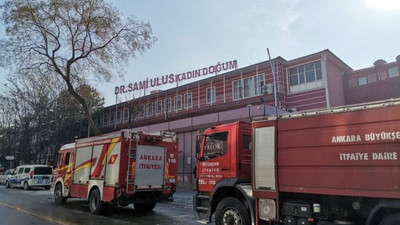 Ankara'da hastanede yangın paniği