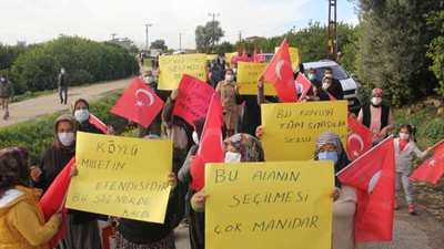 Mezitli'de bahçe sahipleri AKP'ye yürüdü: Buraya sanayi istemiyoruz