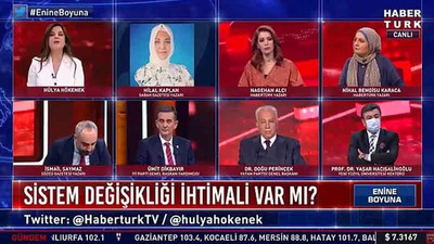 Hilal Kaplan HaberTürk yayınından kovuldu