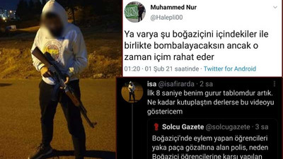 Beyazıt'ta eylem yapan grup üyelerinden Boğaziçi öğrencilerine 'bombalama' tehdidi