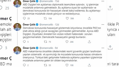 ABD'nin Boğaziçi açıklamalarına Ömer Çelik'ten tepki: Reddediyoruz