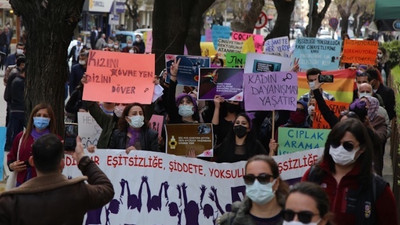 Antep'te 8 Mart: İstanbul Sözleşmesi'ni uygula