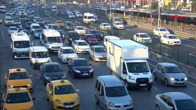İstanbul'da trafik yoğunluğu yüzde 65'e ulaştı