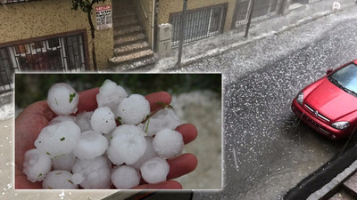 İstanbul'da dolu, sel ve yangın