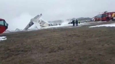 Kazakistan'da An-26 tipi uçak düştü: 4 asker yaşamını yitirdi