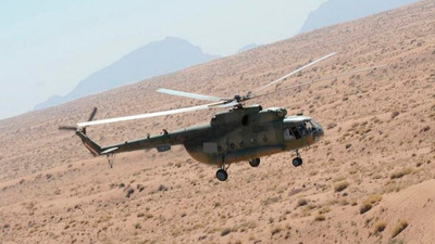 Afganistan'da askeri helikopter düştü: 9 ölü