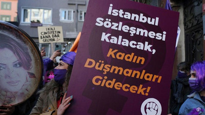 Kadınlar pencerelerden, balkonlardan 'İstanbul Sözleşmesi Bizim' diyecek