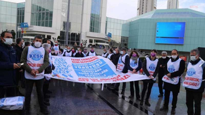 KESK'in Ankara yürüyüşü başladı