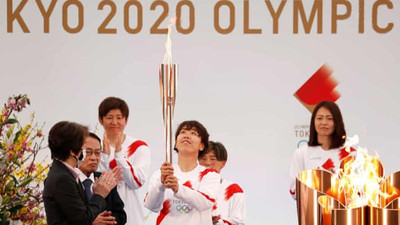 Covid-19 nedeniyle ertelenen 2020 Tokyo Olimpiyatları'nın Japonya'daki meşale turu başladı