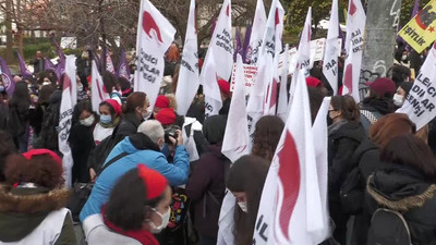 Kadınlar Kadıköy'de eylemde: Bizim ahlarımız bu sözleşmeyi feshedenlere