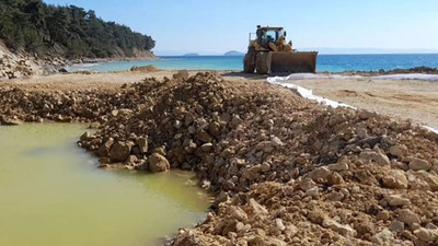 Saros Körfezi'nde çalışmalar yargı sürecini beklemiyor, yurttaşlara tutanak imzalatıldı