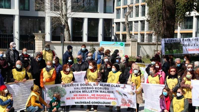 Velidebağ Gönüllüleri ranta karşı çıktı