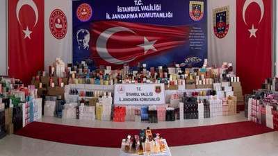 20 bin şişe sahte parfüm ele geçirildi