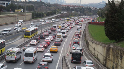 56 saatlik kısıtlamanın ardından İstanbul'da trafik yoğunluğu