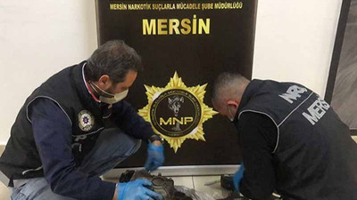 Mersin'de kargoyla gönderilen şanzımandan 3,9 kilo metamfetamin çıktı