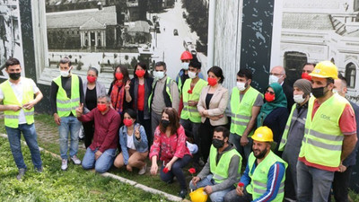 Pervin Buldan şantiyede çalışan işçileri ziyaret etti: Bu düzen mutlaka değişecek